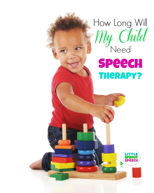 How long will my child need speech therapy?